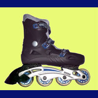 Unique Hard Shell Inline Skates.