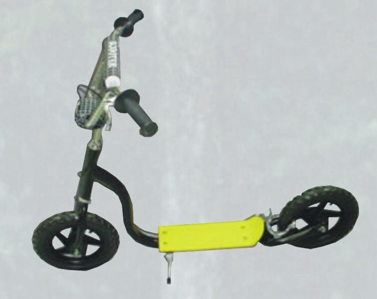 12Inch DLX Chrome Plated Foot Scooter