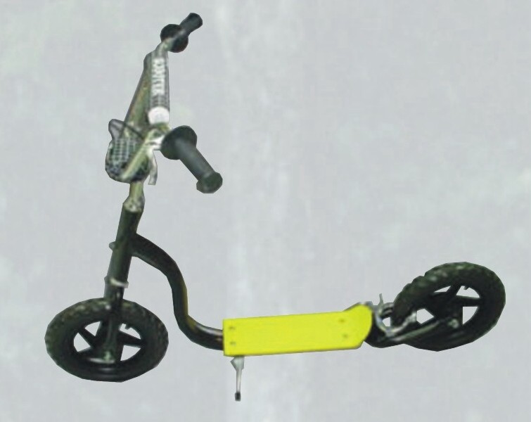 12Inch DLX  Chrome Plated Foot Scooter 