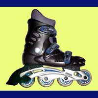 Unique Hard Shell Aluminium Inline Skates.